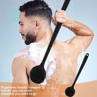 Long Handle Silicone Back Scrubber Deep Gentle Full Body Cleansing Relaxing Back Massage