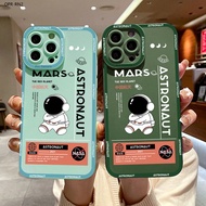 OPPO R17 Reno 2 2F 3 4 4F 10X Zoom Pro 4G For Phone Case Thicken Lens Soft Casing Cartoon Astronaut 