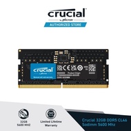 Memory Laptop Crucial SODIMM 32GB DDR5 5600MHz PC 44800 - RAM NoteBook