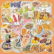 Foodie Sticker Pack for Journaling, Scrapbooking & Phone Case Decoration - Cute Night Market Snacks