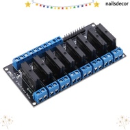 NAILSDECOR 8 Channel Relay Module, 8 Channel 5V 8 Channel Solid State Relay Module, Multi Channel 2A