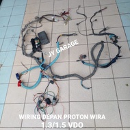 WIRING DEPAN ENGINE BAY LAMPU PROTON WIRA VDO 1.5 COMPLETE FUSE BOX LAMPU