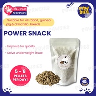 【𝟮𝟰𝗵𝗿 𝗦𝗵𝗶𝗽】CARINO PETS POWER SNACK 100G Rabbits Skin & Coat Supplement Angora Dwarf Rabbit Hair Fur 