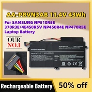 In Stock New AA-PBVN3AB 11.4V 43Wh Replacement Battery for SAMSUNG NP510R5E 370R3E/4E450R5V NP450R4E