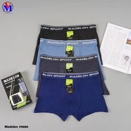 Madelon 8686 [3pc] Boxer Madelon art 8686 Soft Madelon Sport Fashion Men 1 Box
