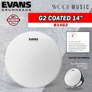 Evans B14G2 G2 Coated Snare/Tom/Timbale Drumhead (Batter) 14" - Made In USA