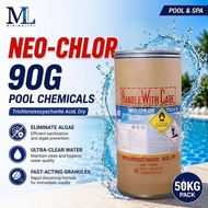 ML: (50KG/D) 🇯🇵 NEO-CHLOR TCCA 90 Granules Chlorine Klorin 90% Japan