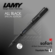 ปากกาหมึกซึม Lamy Safari All Black 2018 Edition [Model 044] ด้ามสีดำ หัว EF