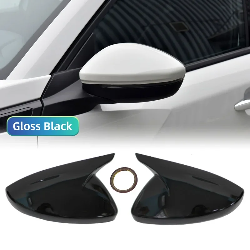 2 PCS For Peugeot 208 2020-2023 Peugeot 308 2014-2020 508 2008 Side Wing Rearview Mirror Cover Caps