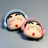 ✨Earphone Case Crayon Shin-Chan Accessories Protective Case Creative Earphone Crayon Shin-Chan Earph