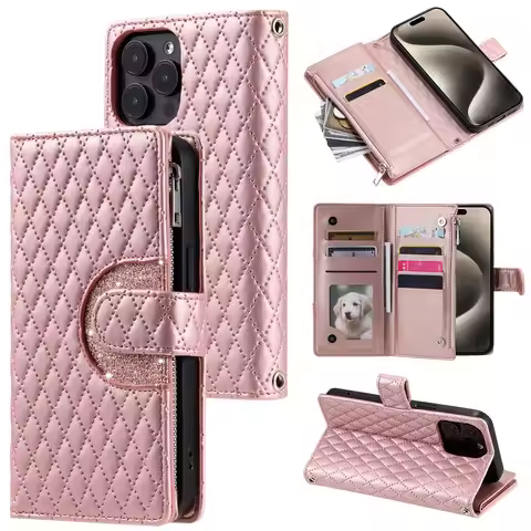 For OnePlus Nord 4 3 2 2T 5G Flip Case Crossbody Zipper Wallet Leather Book Etui One Plus 15R 12 11 