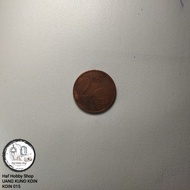 Uang Koin Kuno 2 Euro Cent Tahun 1999