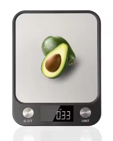 Kitchen Scale 15kg/1g Food Scale Stainless Steel Kitchen Scale Waterproof Scale Digital Food Baking 