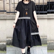 [YAKPAK] Overseas Korean Version Mafia Design Fat Skirt Dress