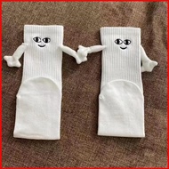 smile holding hands socks magnet personality stereoscopic doll cute cotton hold hands hand in hand s
