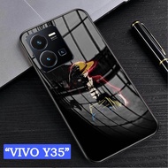 Softcase Glass Kaca VIVO Y35 - Casing hp VIVO Y35 [ S53 ].