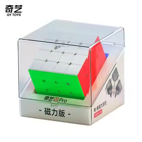 QiYi M Pro 4x4x4 Cube Magnetic 4x4 M Pro Professional Speed Cube Stickerless Magnet Magic Educationa