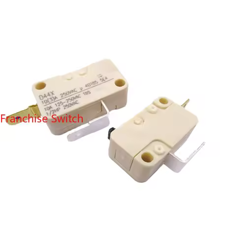 10PCS Large Micro Switch D44X Limit Button 10A250V Normally Closed 2-pin D448-R1AA