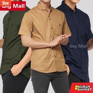 KEMEJA Men's formal shirt BIG Mall [M-XXXXL] Men's Short Sleeve Shirt PREMIUM Mall