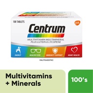 CENTRUM Multivitamin-Multimineral Plus Lutein&Lycopene100s