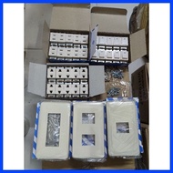 ∴ ∤ ➬ Panasonic switch/outlet/universal outlet,plates1,2,3gang,Sold per box-10pcs