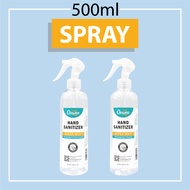 *Super Mist Spray* Cleanse360 Hand Sanitizer [Spray type - 500ml] 75% Ethanol / Isopropyl Alcohol | Quick Dry | Rinse Free | Instant Kills 99.9% Germs Bacterial