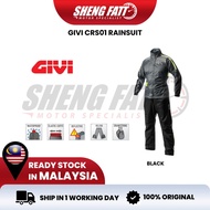 GIVI CRS01.AX RAINCOAT Yellow Raincoat Baju Hujan Waterproof Baju Hujan Motor Raincoat Wind Defender