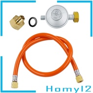 [HOMYL2] Hose and Regulator Quick Install Metal 5ft Hose Gas Fired Heaters Ovens