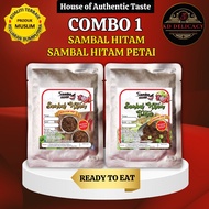 [Ready To Eat]Combo Sambal Hitam - Sambal Hitam Petai - Sambal Bunga Kantan - Frozen - Paste - by Sambal Gegor
