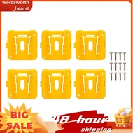 6Pack Battery Mount Holder for  20V 60V Battery Dock Holder Fit Battery Display for Warehouse Factor