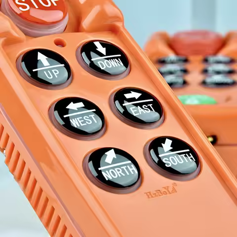 F21-E2C 868Mhz IP67 6 buttons Wireless Radio And Receiver Universal Industrial Crane Remote Control