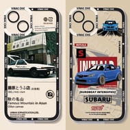 Anime Initial D Car Silicone Case For Xiaomi Mi 13T Pro 13 12T 11T 12 10T 14 Pro Mi 11 Lite 5G NE Poco F5 X5 X4 X3 Pro F3 Shockproof Cover