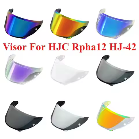 Helmet Visor For HJC Rpha12 HJ-42 Helmet Replace ANTI-UV Lens Cascos Moto RPHA 12 HJ42 Visera Capace