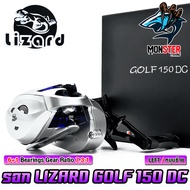 รอกตกปลา รอกหยดน้ำ GOLF 150 DC รอบ 7.3:1 by LIZARD (มีทั้งหมุนซ้ายและหมุนขวา)