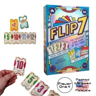 Flip 7 Card Game Family Party Leisure Entertainment Board Game for 3 Players, 77 Cards
