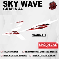 MESIN SUZUKI Sticker Sticker Skywave g44SUZUKI - Sticker Decal Sky Wave g44SUZUKI (ALREADY CUT NEAT 