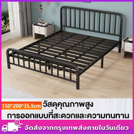 เตียงเตียงเหล็กเตียงนอนโครงเตียงเหล็กเตียงสไตล์โมเดิร์น4ฟุต5ฟุต6ฟุต Bed Steel Bed Sleeping Bed Steel