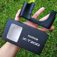Half Case Fujifilm X-T200 Bekas Fuji XT200 Leather Sarung Bag Kulit