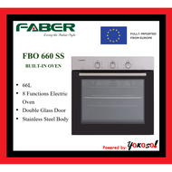 [FOR KLANG VALLEY ONLY] FABER FBO 660 SS BUILT-IN OVEN 66L