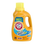 Arm & Hammer Plus Oxi Clean Fresh Scent Laundry Detergent 手鎚牌 三倍濃縮去污洗衣液 45.5 fl oz / 1.34L【033200300
