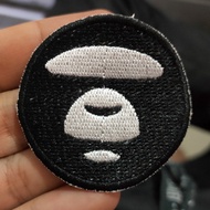 PATCH BORDIR BAPE MOTIF / FULLBORDIR / BORDIR KARAKTER / ANIMASI / AKSESORIS