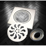 15CM X 15CM STAINLESS STEEL FLOOR TRAP COVER *high quality