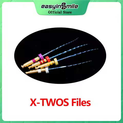 4Pcs/Pack Dental Endo Rotary Files X-TWO S Cross Sectio Endodontic Files n NiTi Root Canal Instrumen