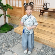 [Fairy City]retro short boys and girls suits for popular Chinese style shows