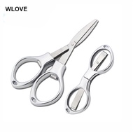 Stainless Steel Glasses Shape Scissors Fishing Line Scissors Travel Foldable Scissors(WL2BR0627)