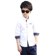 KATUN KEMEJA [kid juno OT] Boys' stretch cotton shirt in various colors
