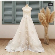 JUAL gaun baju pengantin wedding dress murah bekas second preloved