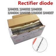 100个/Batch 1N4001 1N4002 1N4003 1N4004 1N4005 1N4006 1N4007 DO-41 Rectifier diode