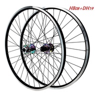 PASAK Mountain Bicycle Wheel Set 26 27.5 29 Inch Disc V Brake Front 2 Rear 4 Bearings 12 Speed Quick Release Wheels W1QR