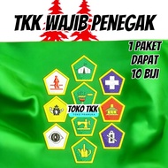 Tkk must enforce the main embroidery (1 package of 10 pcs)